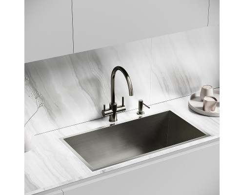 Смеситель для кухни Sancos Taper SC4012GG цвет Вороненая сталь