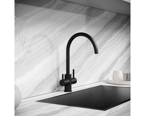 Смеситель для кухни Sancos Taper SC4012MB цвет Черный матовый