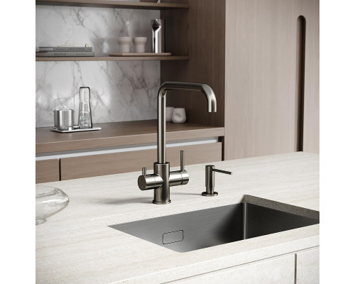 Смеситель для кухни Sancos Vela SC4013GG цвет Вороненая сталь