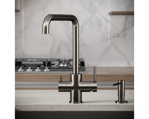 Смеситель для кухни Sancos Vela SC4013GG цвет Вороненая сталь