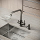 Смеситель для кухни Sancos Vela SC4013GG цвет Вороненая сталь
