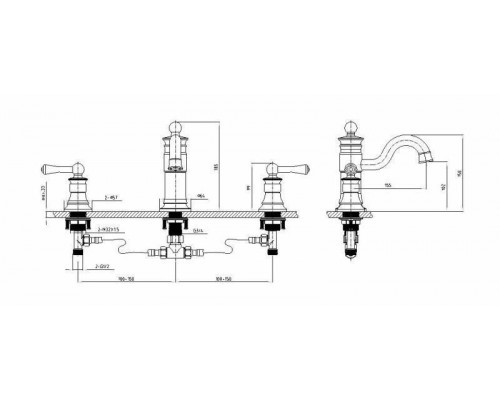 Купить Смеситель для раковины Timo Adelia 6021/00F Хром в магазине сантехники Santeh-Crystal.ru