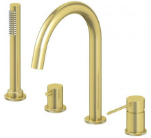 Смеситель на борт ванны Timo Saona 2320/17Y Золото матовое