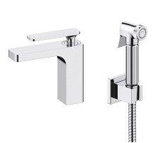 Смеситель для раковины Timo Torne 4360/00G с гигиеническим душем Хром