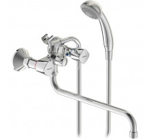 Смеситель для ванны Vidima Quadro BA346AA универсальный Хром