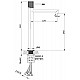 Заказать Смеситель для раковины Vincea Desire VBF-1D2CH Хром в магазине сантехники Santeh-Crystal.ru