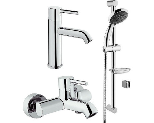 Приобрести Комплект смесителей Vitra Minimax S A49153EXP Хром в магазине сантехники Santeh-Crystal.ru