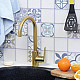 Купить Смеситель для кухни WasserKRAFT Aisch 5507 Золото матовое в магазине сантехники Santeh-Crystal.ru
