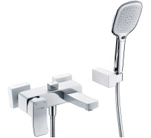 Смеситель для ванны WasserKRAFT Aller 1061W Белый Хром