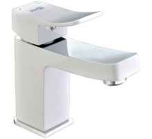 Смеситель для раковины WasserKRAFT Aller 1063W Белый Хром