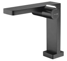 Смеситель для раковины WasserKRAFT Elbе 7410 Черный матовый Хром