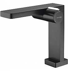 Смеситель для раковины WasserKRAFT Elbе 7410 Черный матовый Хром