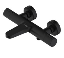 Смеситель для ванны WasserKRAFT Elbe 7411 Thermo с термостатом Черный