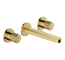 Смеситель для раковины WasserKRAFT Ems 7645 Золото глянцевое