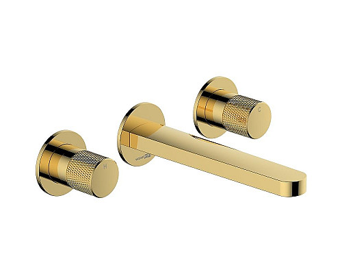 Купить Смеситель для раковины WasserKRAFT Ems 7645 Золото глянцевое в магазине сантехники Santeh-Crystal.ru