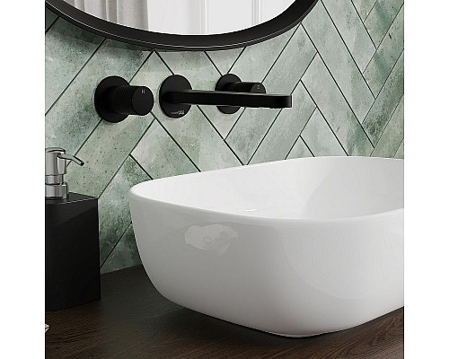 Купить Смеситель для раковины WasserKRAFT Fulda 5245 Черный матовый в магазине сантехники Santeh-Crystal.ru