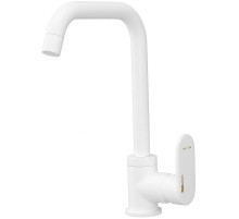 Смеситель для кухни WasserKRAFT Mindel 8507 Белый матовый