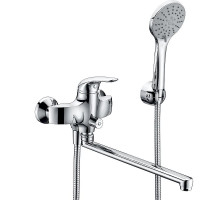 Смеситель для ванны WasserKRAFT Rossel 2802L универсальный Хром