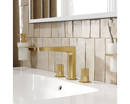 Купить Смеситель для раковины WasserKRAFT Schunter 8235 Золото матовое в магазине сантехники Santeh-Crystal.ru