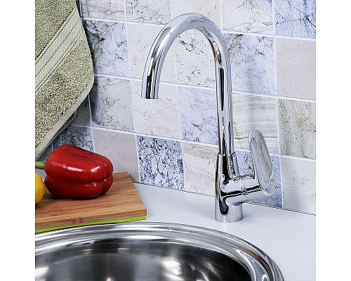 Santeh-Crystal.ru: Смеситель для кухни WasserKRAFT Vils 5607 Хром Купить Смеситель для кухни WasserKRAFT Vils 5607 Хром в магазине сантехники Santeh-Crystal.ru