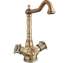 Смеситель для кухни ZorG Antic A 3005K-BR Бронза