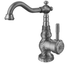 Смеситель для раковины ZorG Antic A309U-SL Серебро