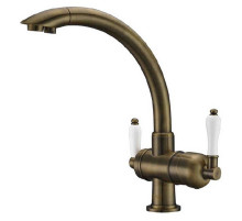 Смеситель для кухни ZorG Clean Water ZR 327 YF ANTIQUE Антик