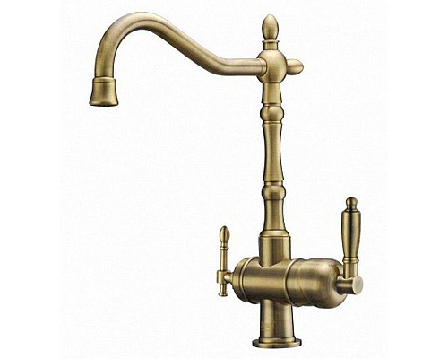 Заказать Смеситель для кухни ZorG Clean Water ZR 326 YF BR Бронза в магазине сантехники Santeh-Crystal.ru