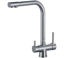 Смеситель для кухни ZorG Sanitary ZR 348 YF NICKEL Никель