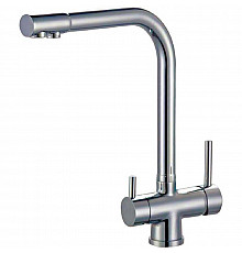 Смеситель для кухни ZorG Sanitary ZR 348 YF NICKEL Никель