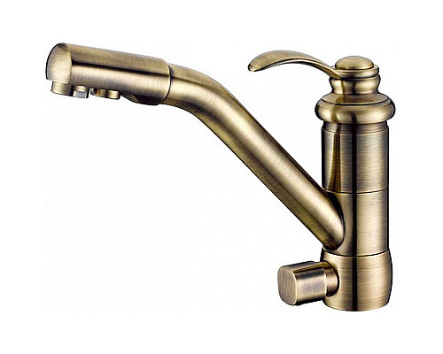 Купить Смеситель для кухни ZorG Sanitary ZR400KF-47-BR Бронза в магазине сантехники Santeh-Crystal.ru