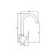 Купить Смеситель для кухни ZorG Steel Hammer SH901CR Хром в магазине сантехники Santeh-Crystal.ru