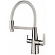 Заказать Смеситель для кухни ZorG Steel Hammer SH818-8SATIN Сатин Белый в магазине сантехники Santeh-Crystal.ru