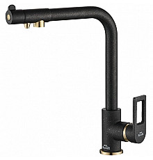 Смеситель для кухни ZorG Steel Hammer SH572BLACKBR Черный