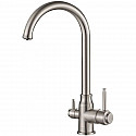 Смеситель для кухни ZorG Steel Hammer SH763SATIN Сатин Смеситель для кухни ZorG Steel Hammer SH763SATIN Сатин