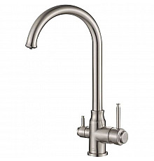 Смеситель для кухни ZorG Steel Hammer SH763SATIN Сатин