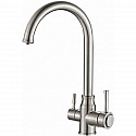 Смеситель для кухни ZorG Steel Hammer SH763INOX Сталь Смеситель для кухни ZorG Steel Hammer SH763INOX Сталь