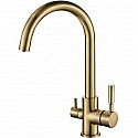 Смеситель для кухни ZorG Steel Hammer SH713BRONZE Бронза Смеситель для кухни ZorG Steel Hammer SH713BRONZE Бронза