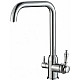Купить Смеситель для кухни ZorG Steel Hammer SH725CR Хром в магазине сантехники Santeh-Crystal.ru