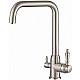 Заказать Смеситель для кухни ZorG Steel Hammer SH725SATIN Сатин в магазине сантехники Santeh-Crystal.ru