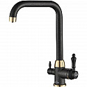 Смеситель для кухни ZorG Steel Hammer SH725BLACKBR Черный Смеситель для кухни ZorG Steel Hammer SH725BLACKBR Черный