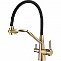 Смеситель для кухни ZorG Steel Hammer SH 903-6 BRONZE Бронза Черный Смеситель для кухни ZorG Steel Hammer SH 903-6 BRONZE Бронза Черный