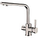 Приобрести Смеситель для кухни ZorG Steel Hammer SH 909 SATIN Сатин в магазине сантехники Santeh-Crystal.ru