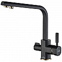 Смеситель для кухни ZorG Steel Hammer SH 909 BLACK BR Черный матовый Смеситель для кухни ZorG Steel Hammer SH 909 BLACK BR Черный матовый