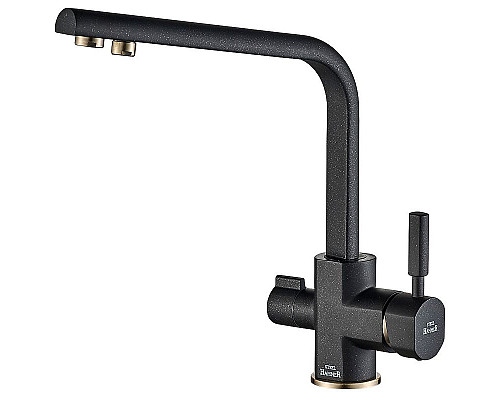 Santeh-Crystal.ru: Смеситель для кухни ZorG Steel Hammer SH 909 BLACK BR Черный матовый Заказать Смеситель для кухни ZorG Steel Hammer SH 909 BLACK BR Черный матовый в магазине сантехники Santeh-Crystal.ru