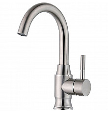 Смеситель для кухни ZorG Steel Hammer SH 6166 INOX Нержавеющая сталь