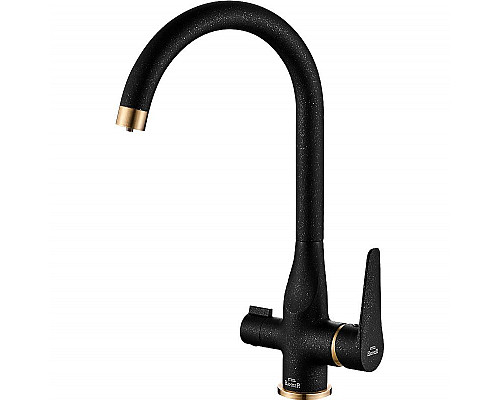 Santeh-Crystal.ru: Смеситель для кухни ZorG Steel Hammer SH 910 BLACK BR Черный матовый Купить Смеситель для кухни ZorG Steel Hammer SH 910 BLACK BR Черный матовый в магазине сантехники Santeh-Crystal.ru