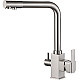 Приобрести Смеситель для кухни ZorG Steel Hammer SH 805 SATIN Сатин в магазине сантехники Santeh-Crystal.ru