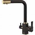 Смеситель для кухни ZorG Steel Hammer SH 805 BLACK BR Черный матовый Бронза Смеситель для кухни ZorG Steel Hammer SH 805 BLACK BR Черный матовый Бронза
