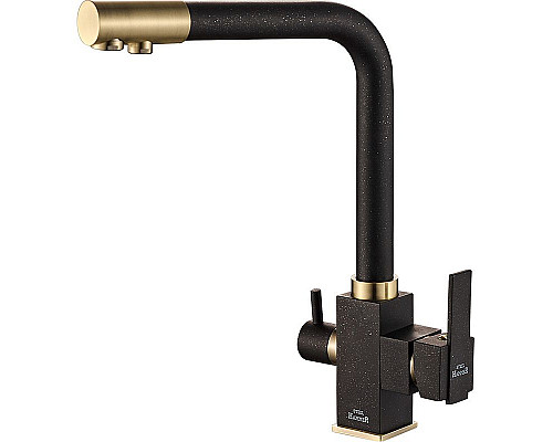 Santeh-Crystal.ru: Смеситель для кухни ZorG Steel Hammer SH 805 BLACK BR Черный матовый Бронза Купить Смеситель для кухни ZorG Steel Hammer SH 805 BLACK BR Черный матовый Бронза в магазине сантехники Santeh-Crystal.ru